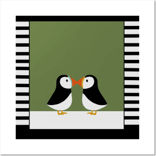 Penguins in Love Posters and Art